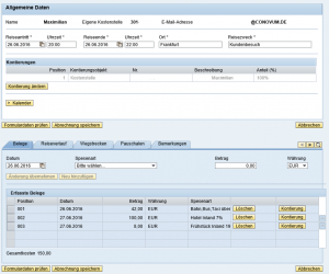 webCompanion Business Travel conovum